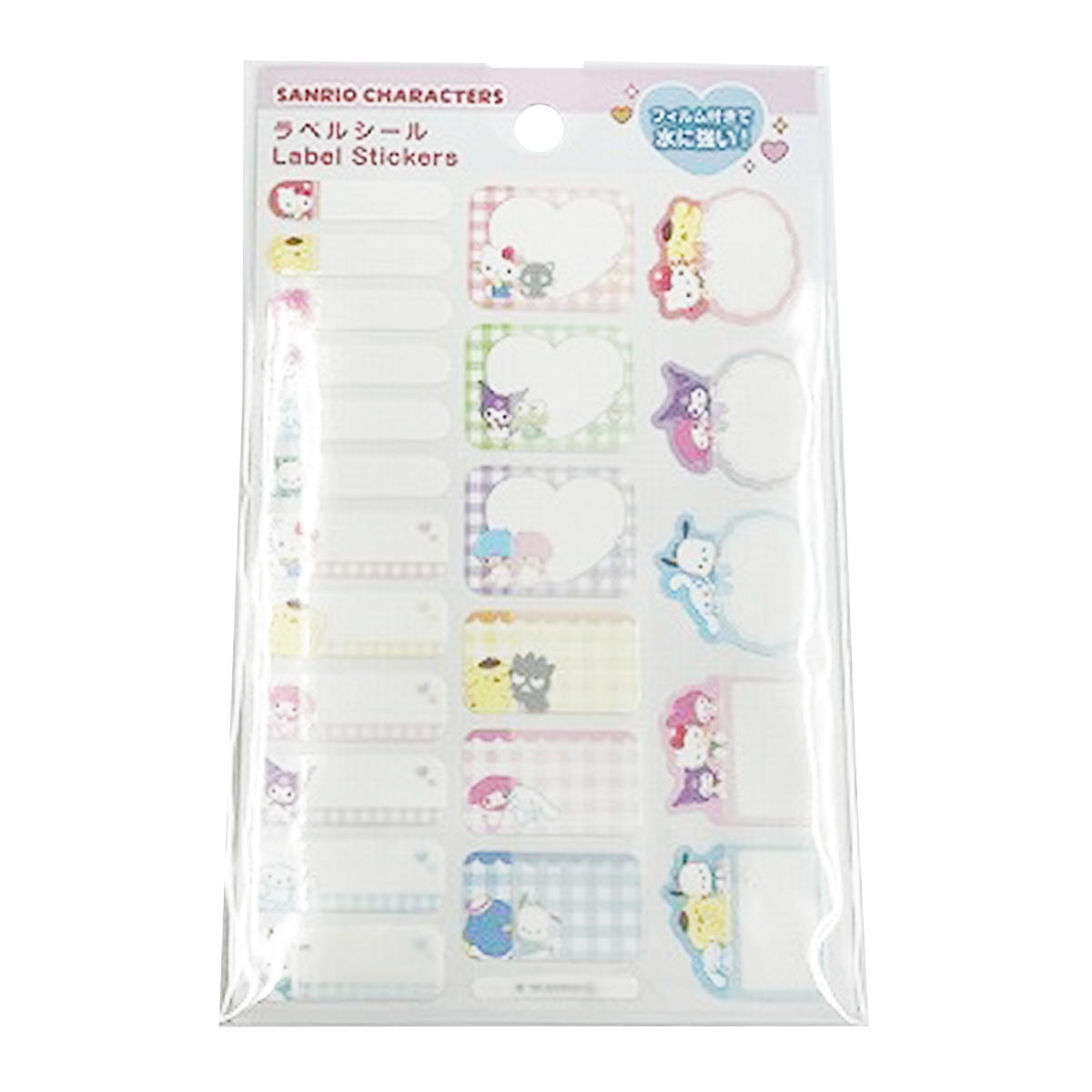 【在庫限り】サンリオミックス ラベルシール チェック 370658