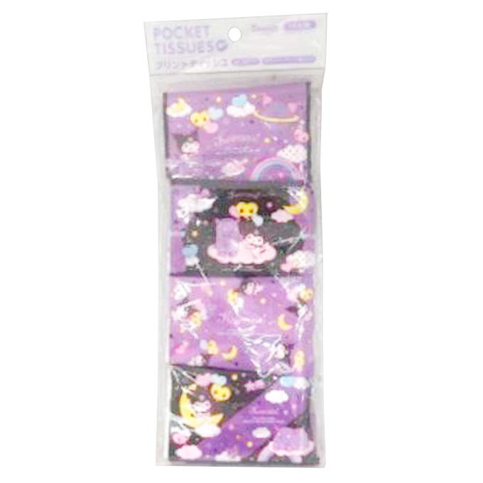 ミニポケットティッシュ4P クロミ 370737