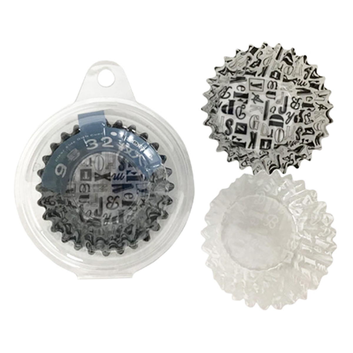 クリアおかずカップ 9号32P アルファベット 370946