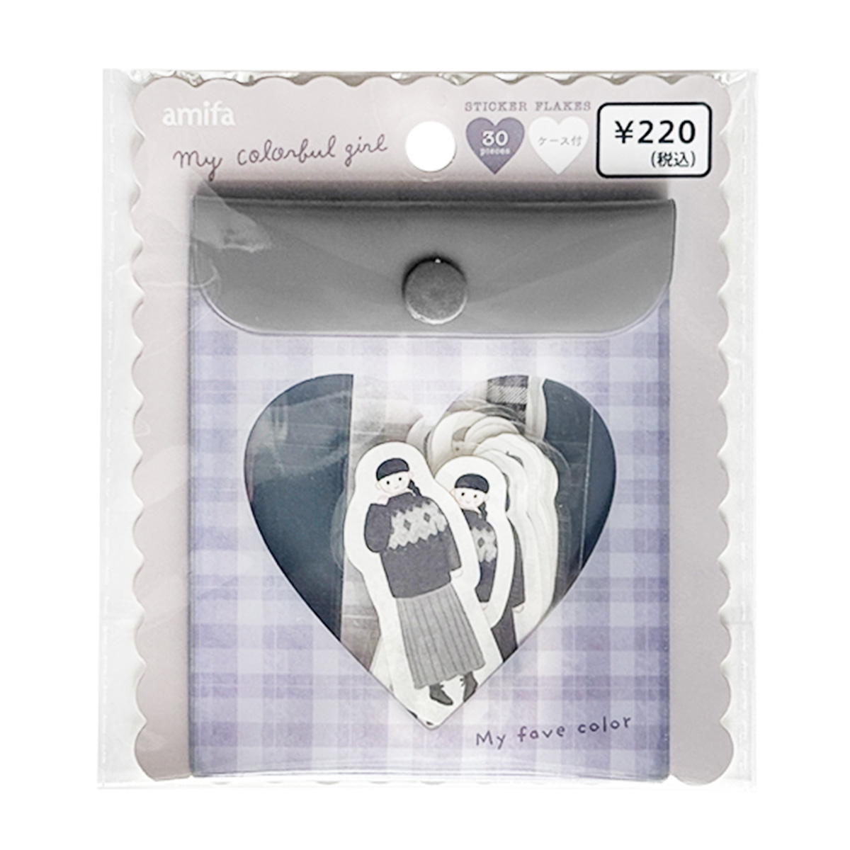 フレークシール30P マイカラフルガールMONOTONE 371059