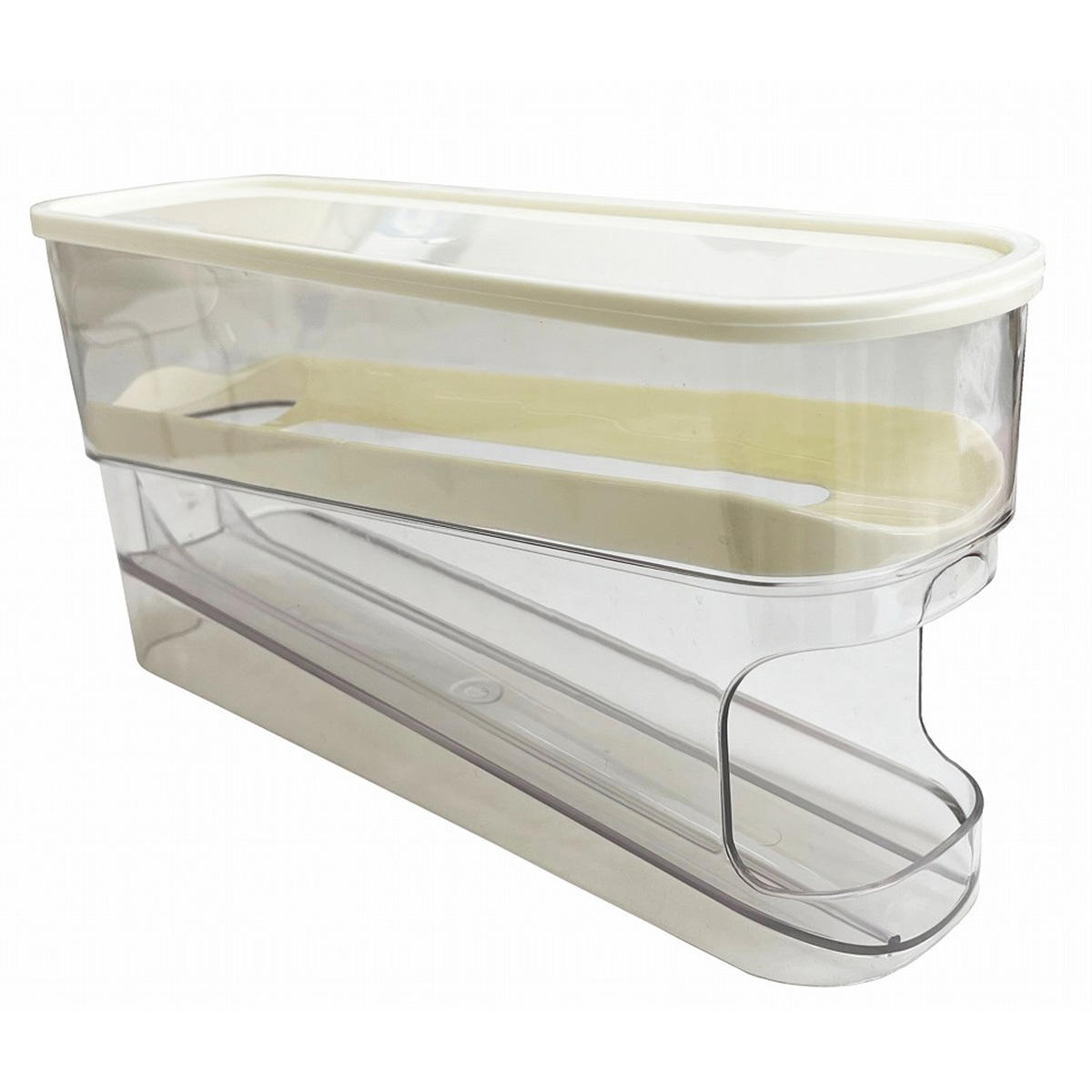 フタ付ローリングたまごラック2段 371121