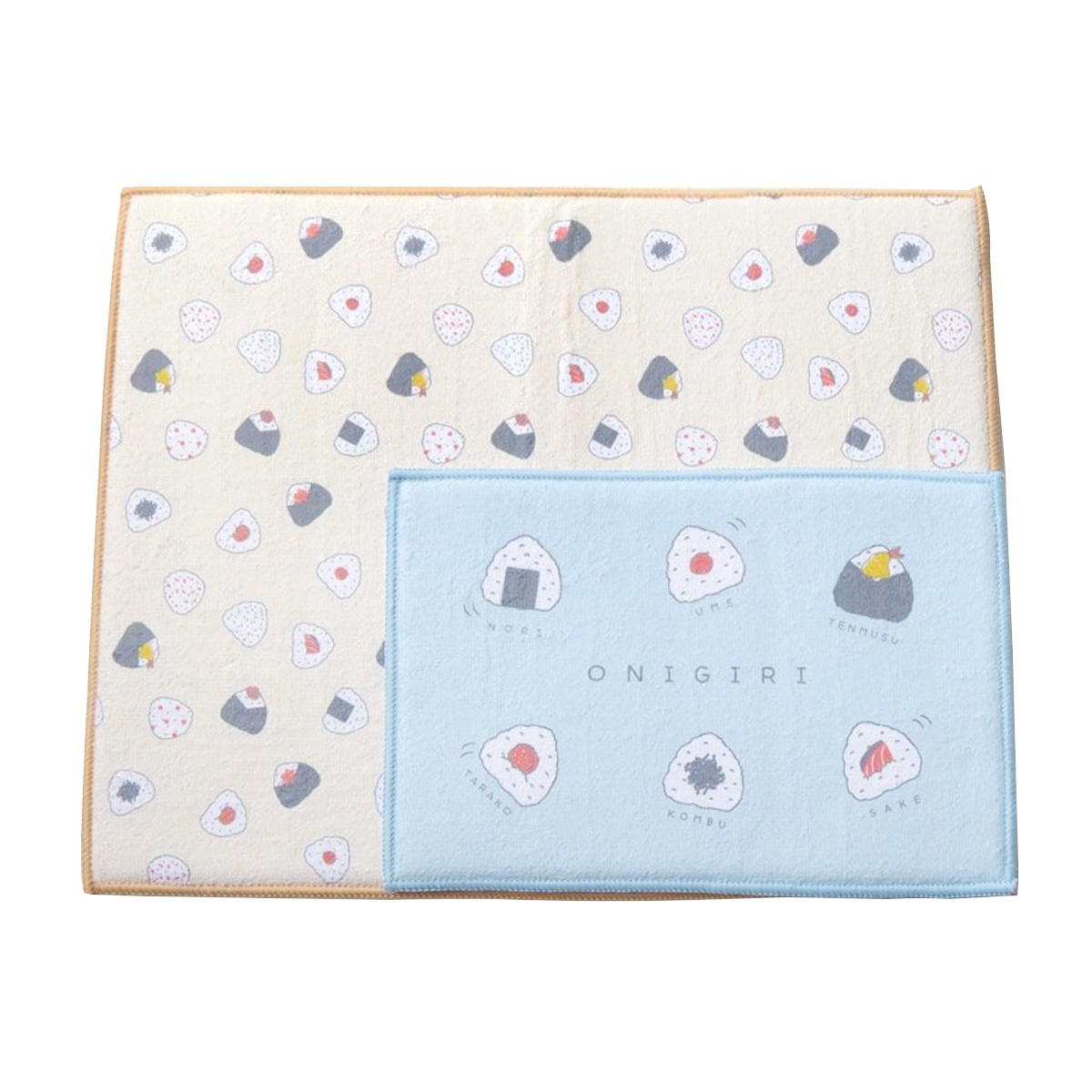 マイクロファイバー水切りマット おにぎり柄 371123