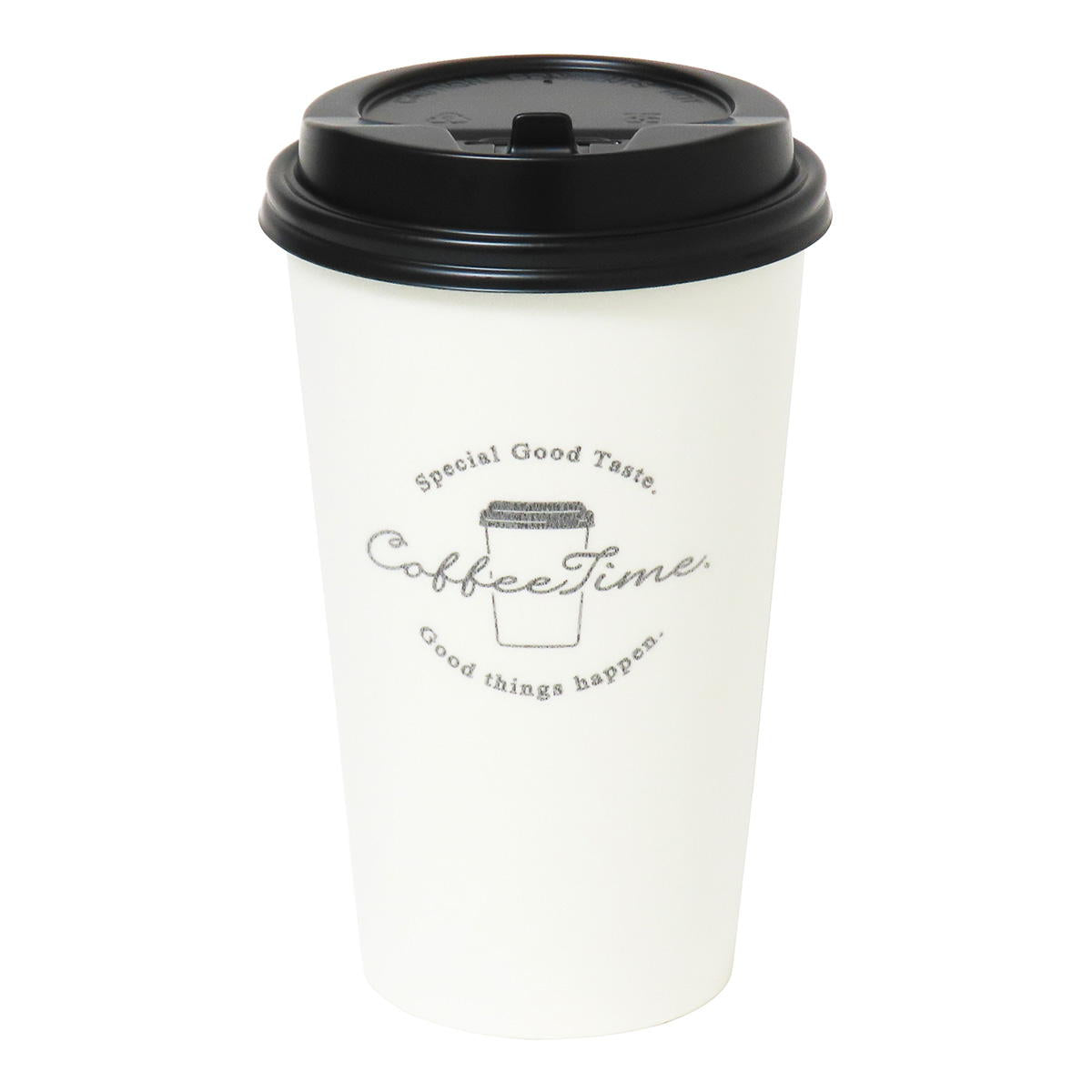 フタ付き断熱カップ テイクアウトカフェ柄 540ml 371138