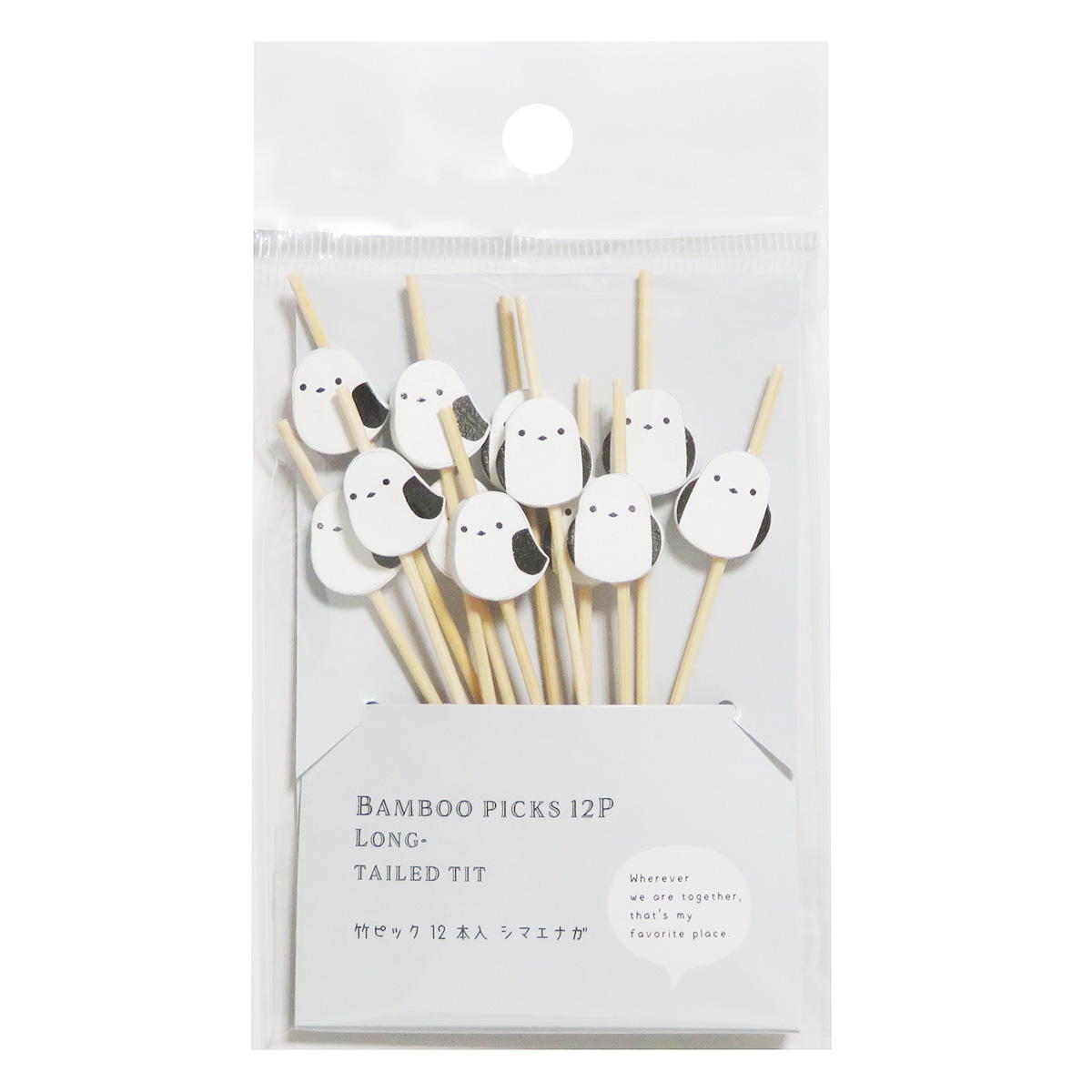 竹ピック シマエナガ 12P 371210