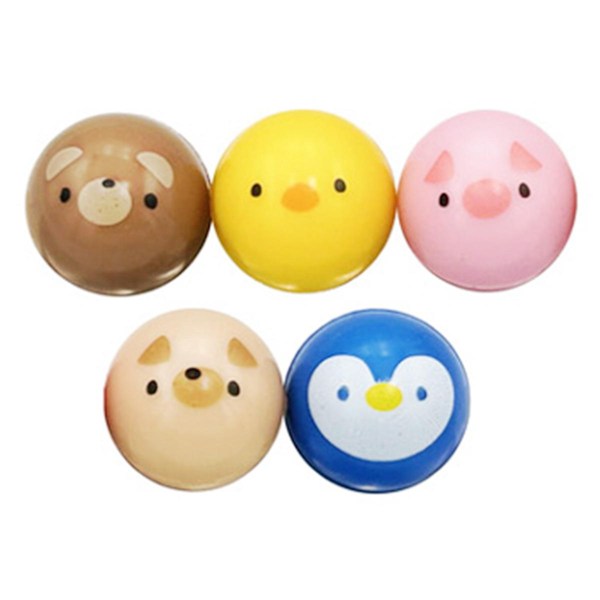 スーパーボール アニマル 5P 371309