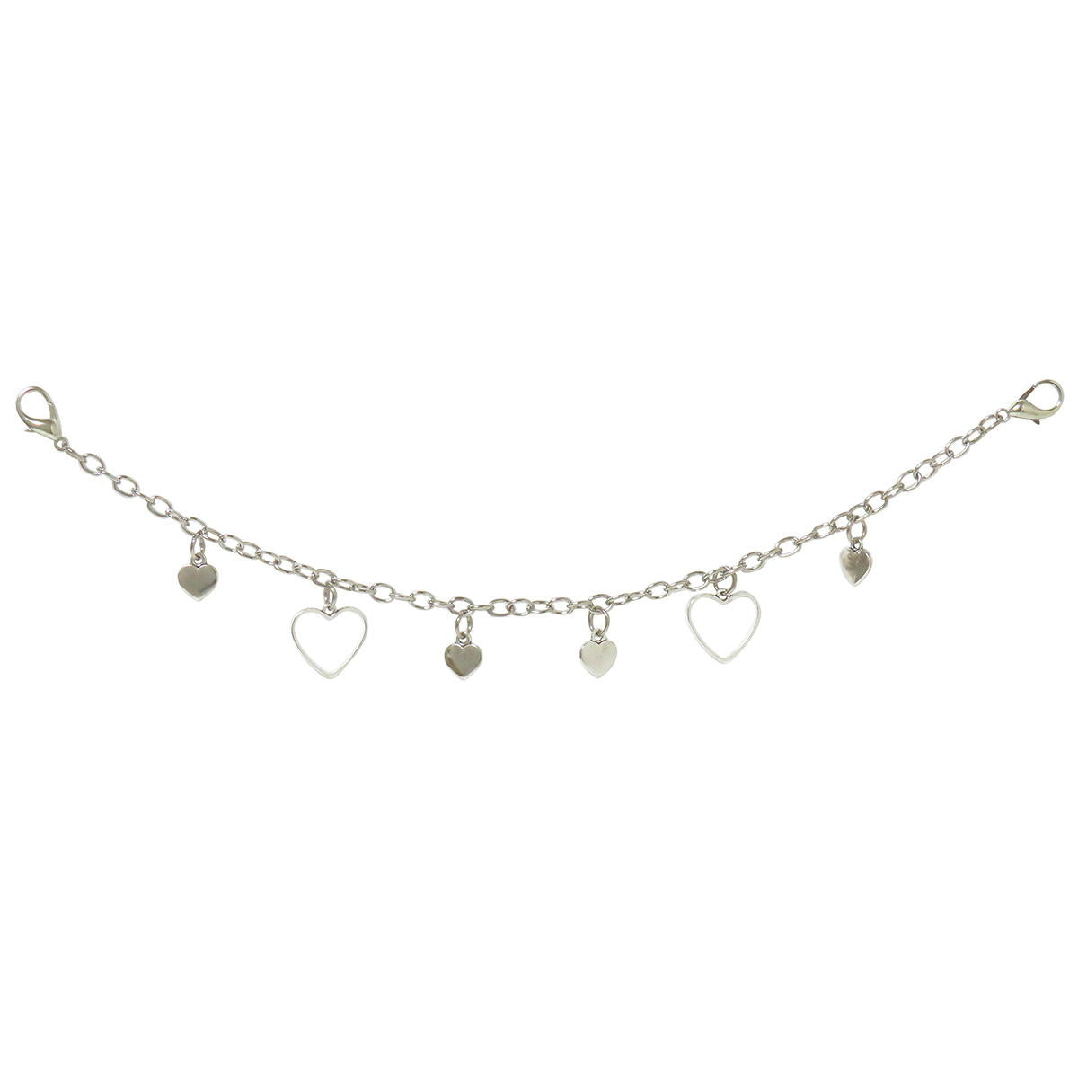 ハート付きチェーンストラップ28cm 371338