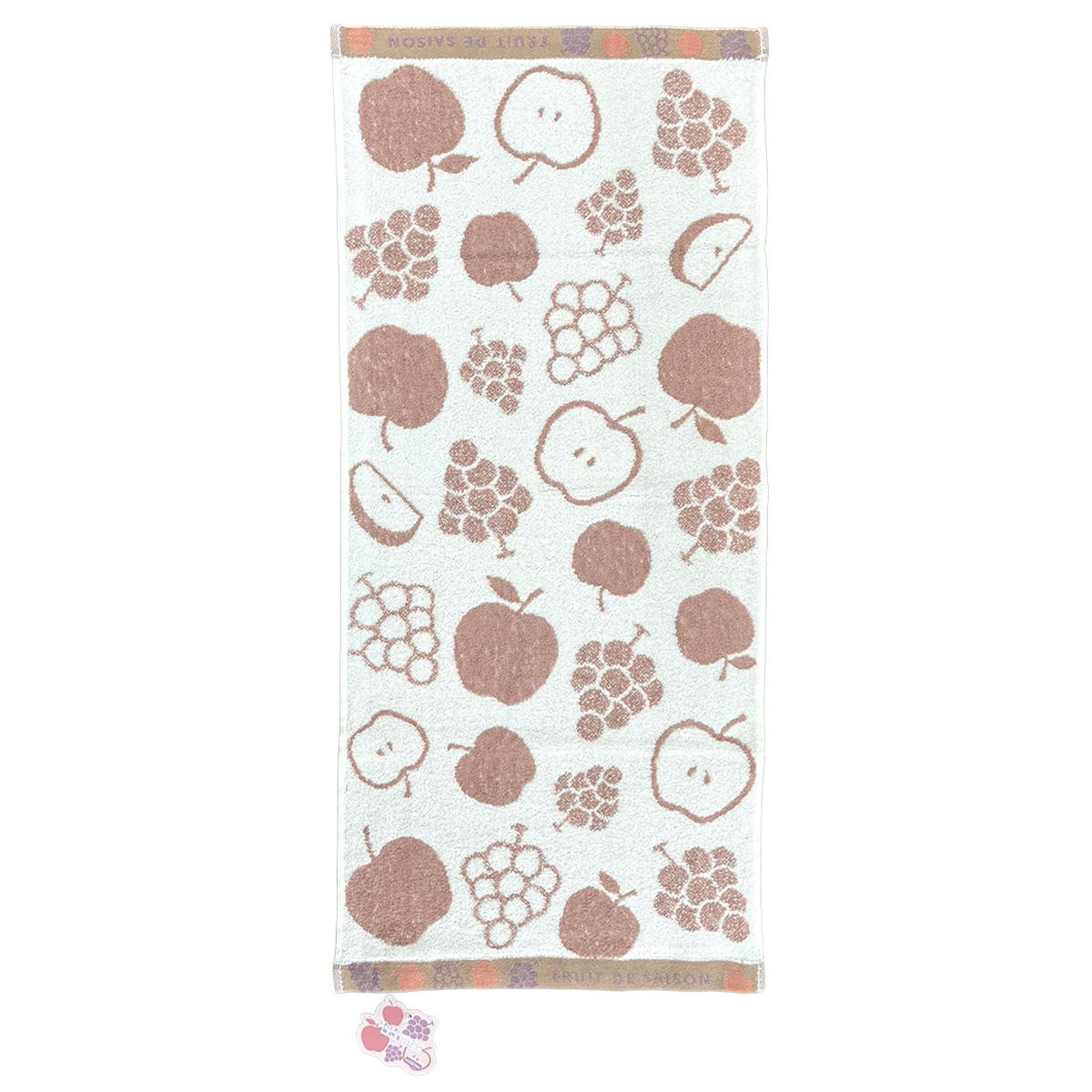 フェイスタオル ブドウリンゴ 371394