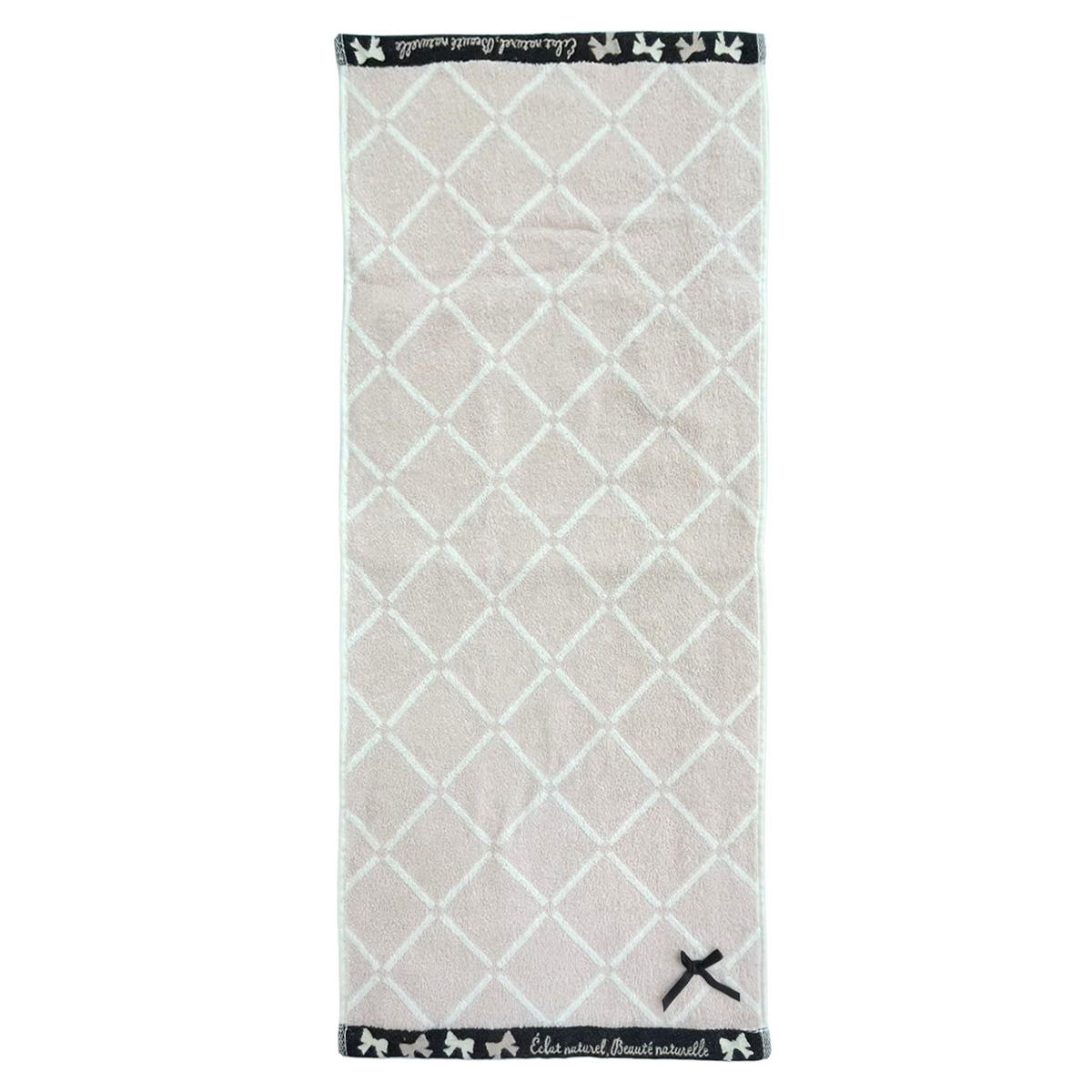 フェイスタオル リボンチェック 371396