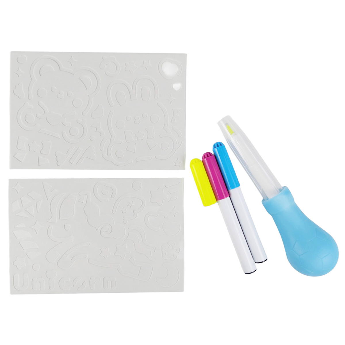 【在庫限り】スプレーペンセット かわいいアニマル柄 371424