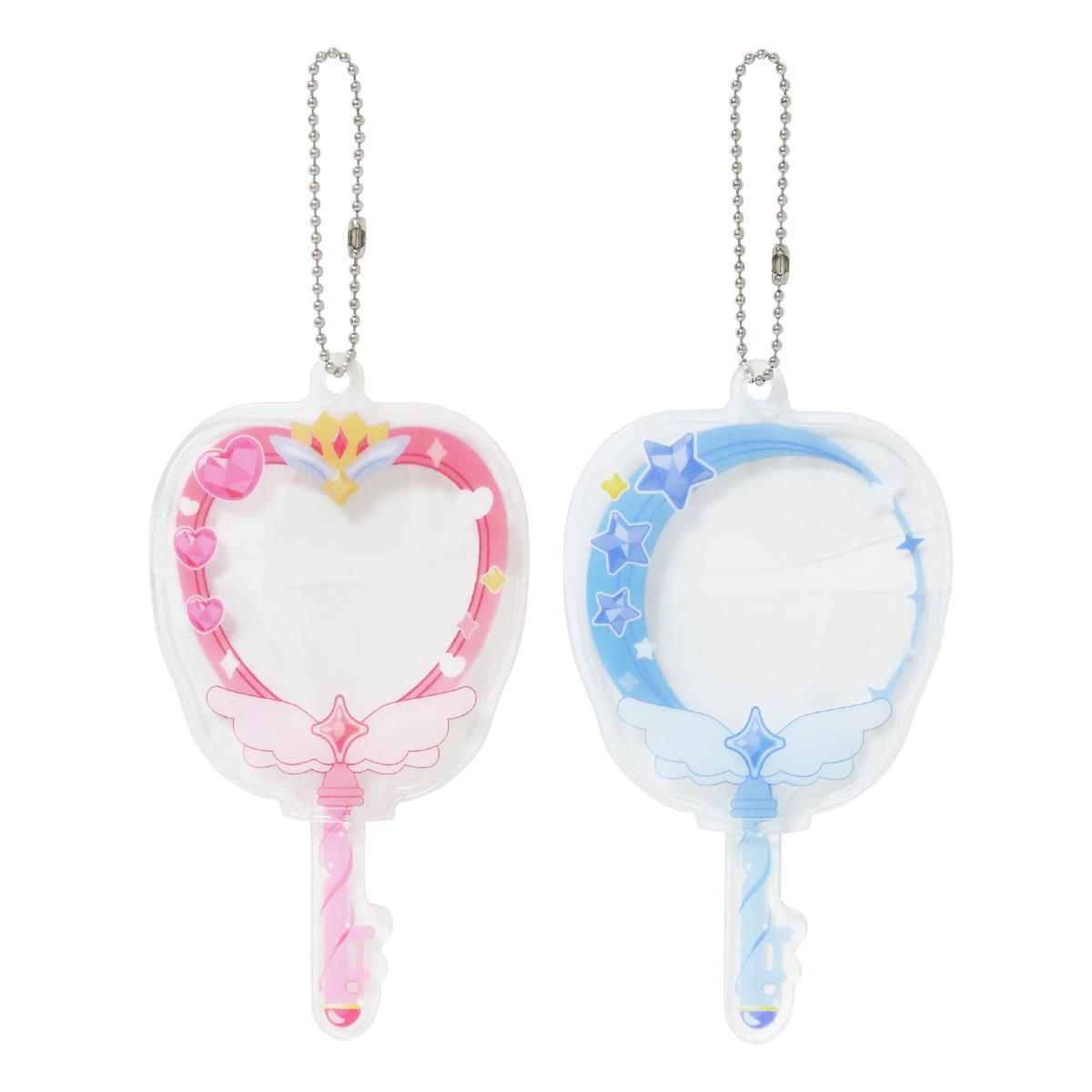 缶バッジカバー 魔法のステッキ柄PK・BL 371431