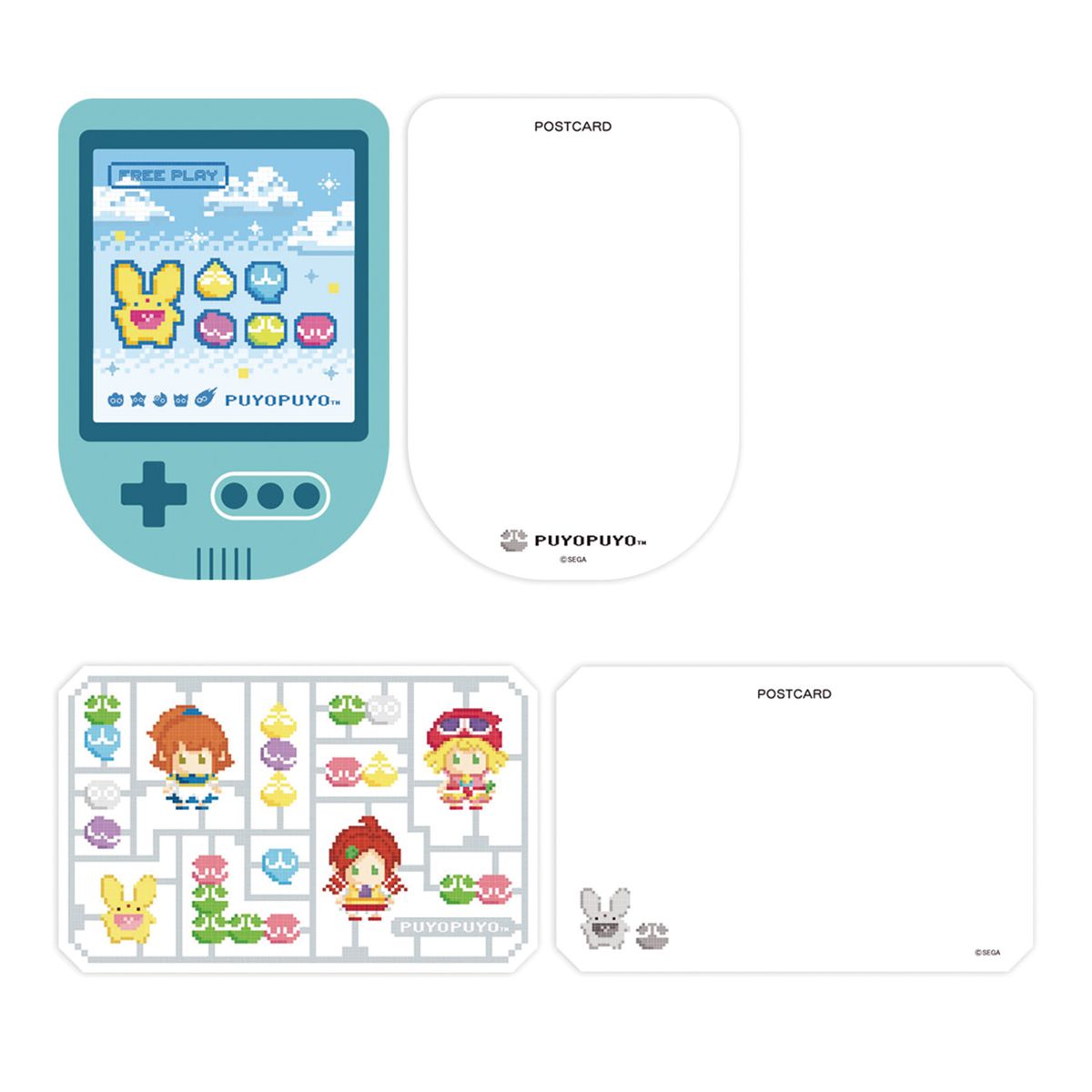 ダイカットカード(ぷよぷよ、A) 371575