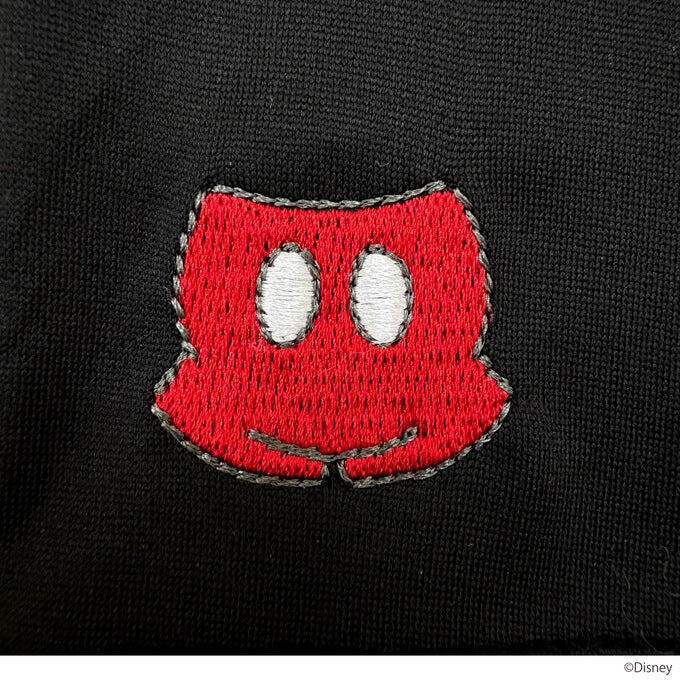 ミッキーマウス デザイン ワンポイント刺繍 UVアームカバー 371619