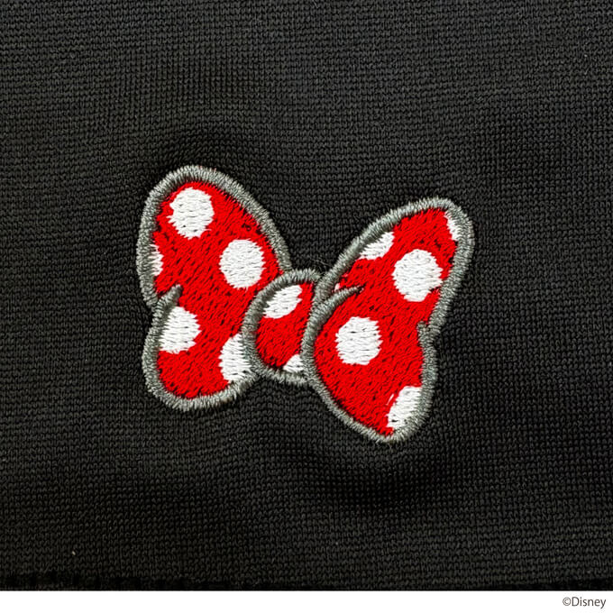 ミニーマウス デザイン ワンポイント刺繍 UVアームカバー 371620