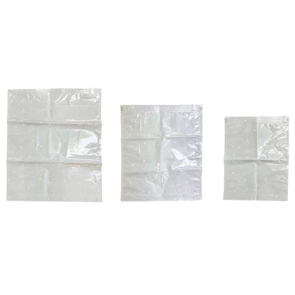 衣類圧縮袋4枚セットシュナウザーWH 371765