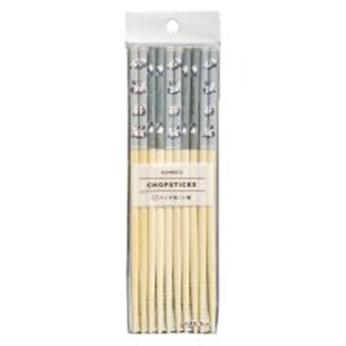 白竹箸 パンダ柄 5膳 371951