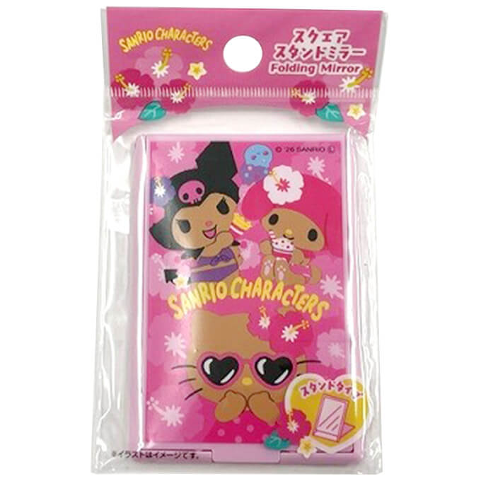 sanrio ミックス スクエアスタンドミラー 日焼け 372663