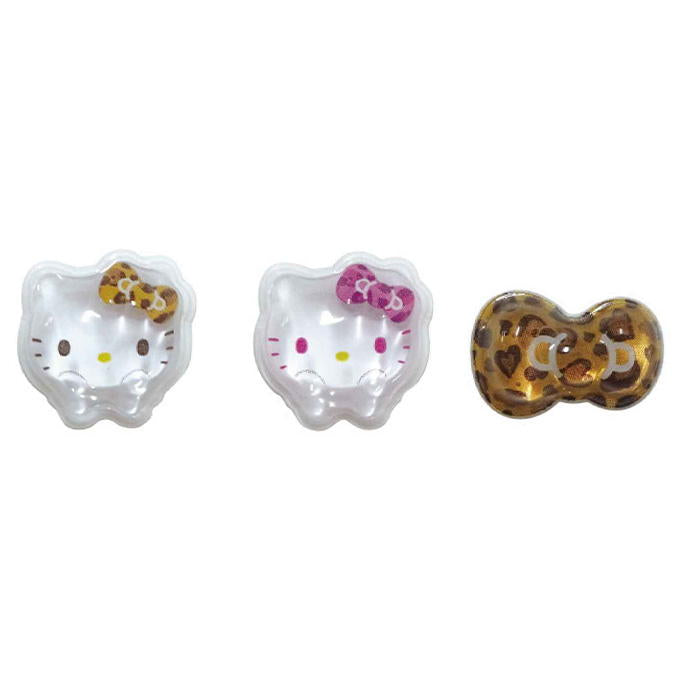 キティ マルチデコパーツ3P ヒョウ 372683
