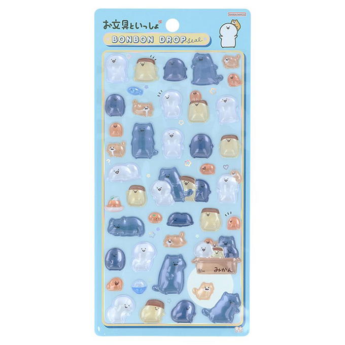 ボンボンドロップシール お文具 みんな 372701