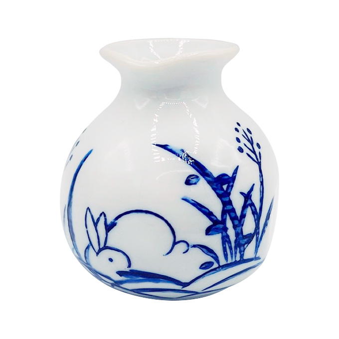 そば徳利 花うさぎ 372938
