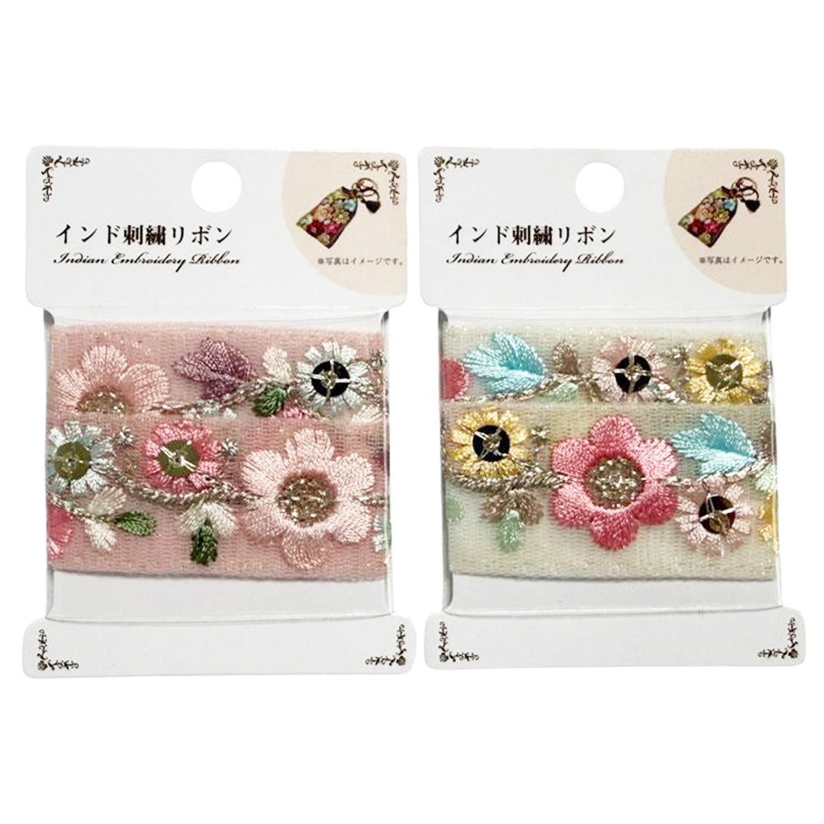 インド刺繍リボン 373933