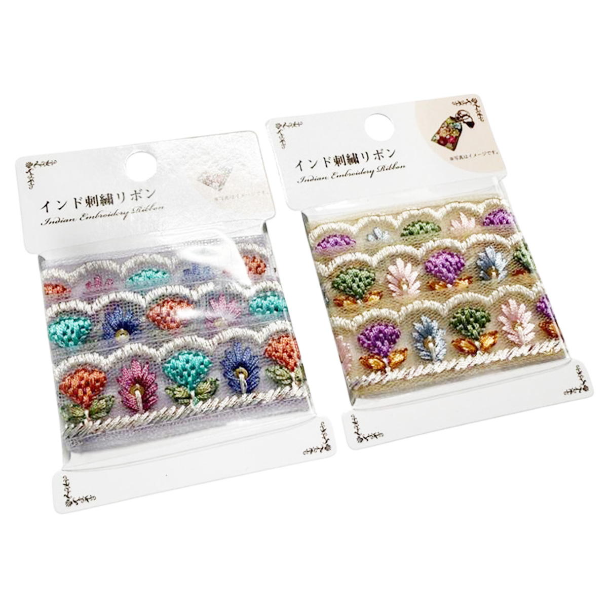 インド刺繍リボン 373936