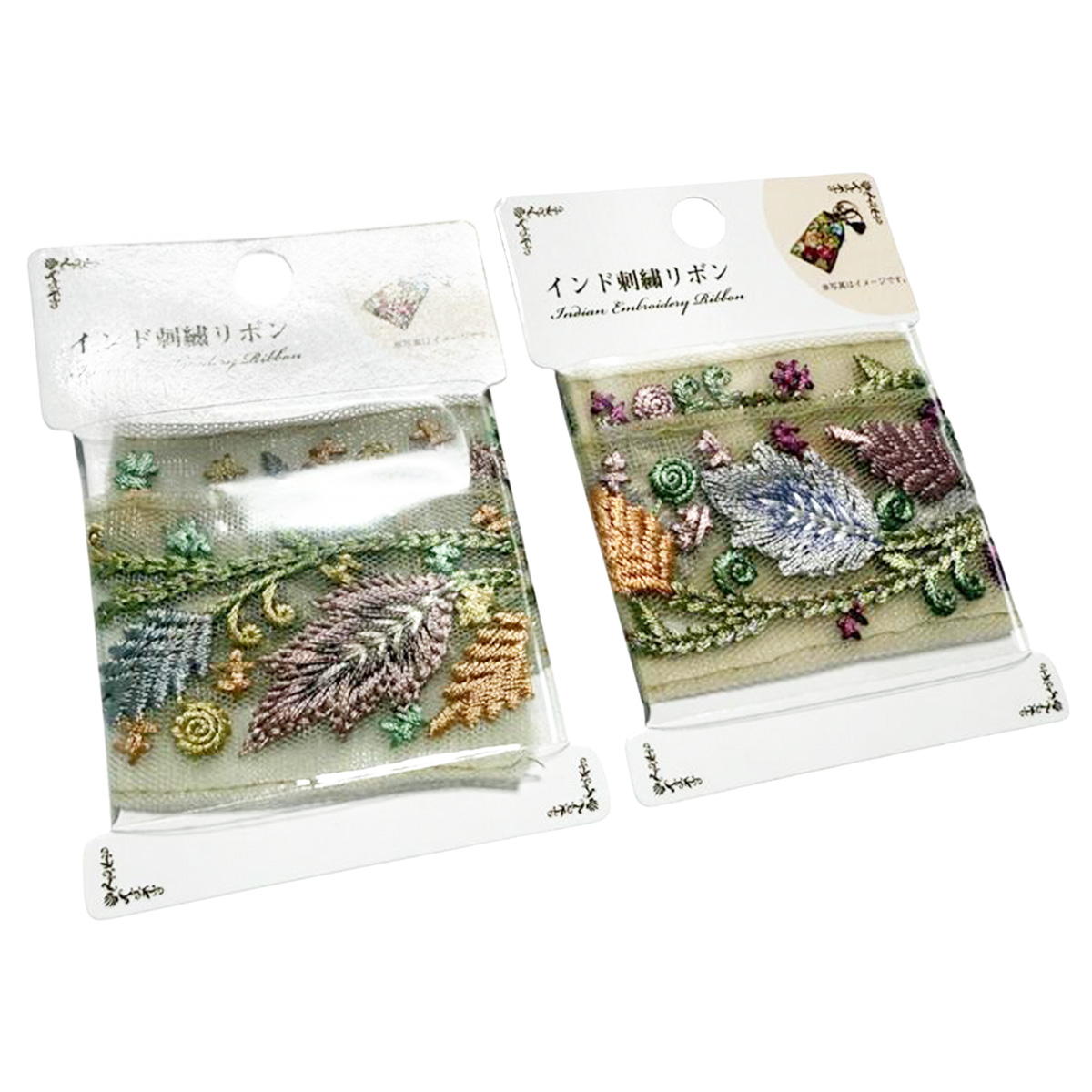 インド刺繍リボン 373937