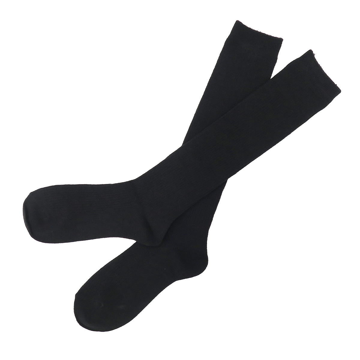 婦人コッソリ裏起毛リブハイソックス 375324