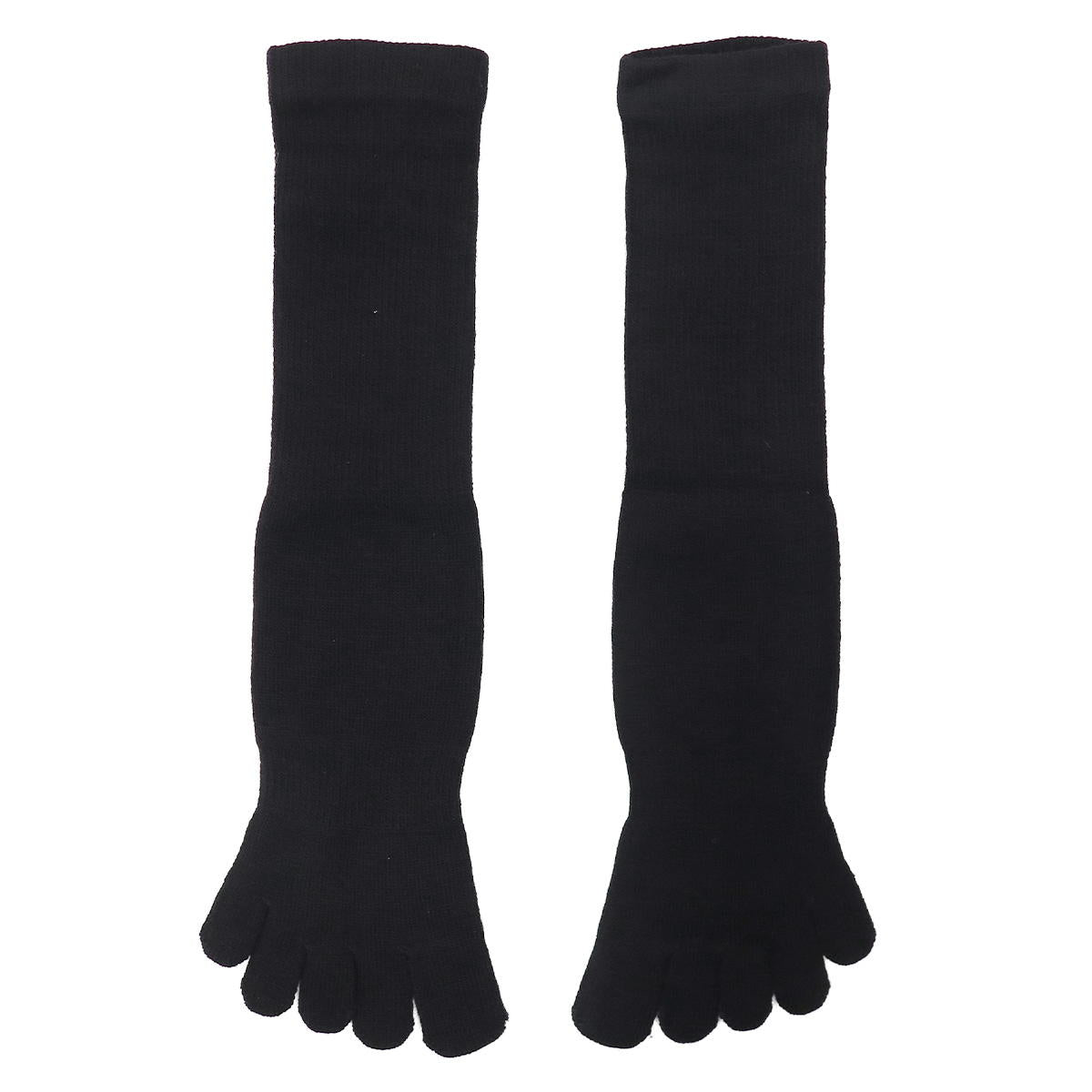 紳士裏起毛5本指クルーソックス 375327