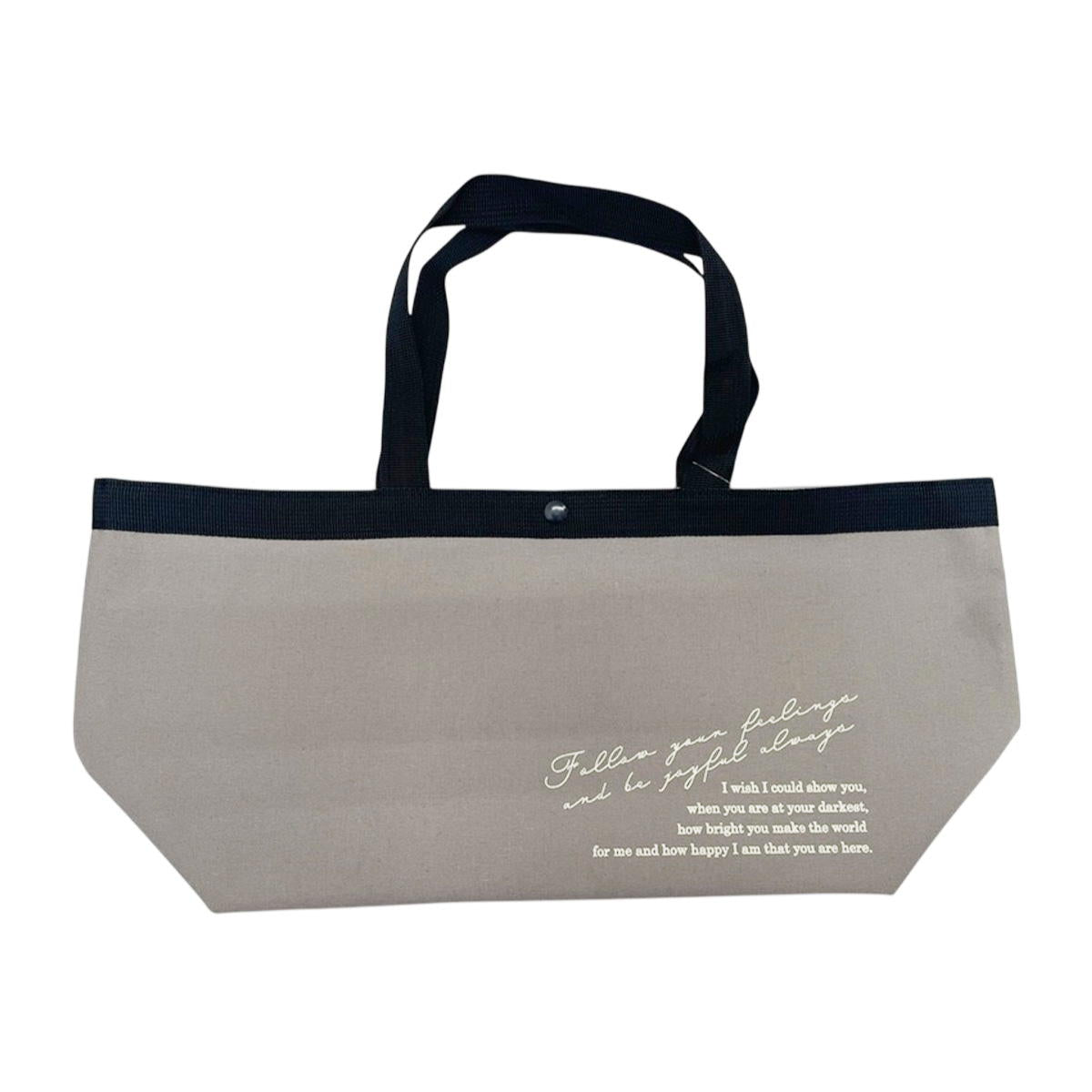 NT横長トートバッグ GY 375378