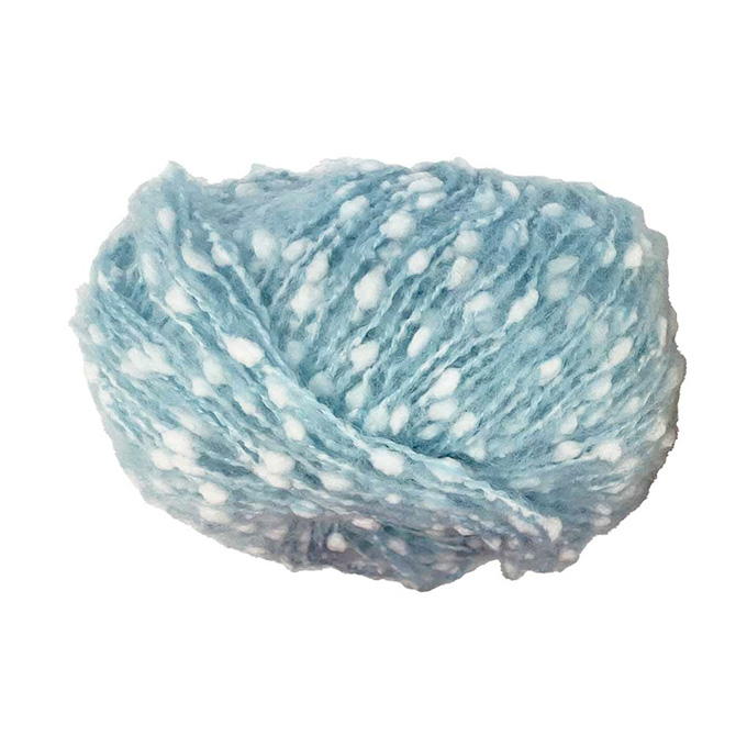 ポンポンモール 毛糸 1 サックス 20g 375433