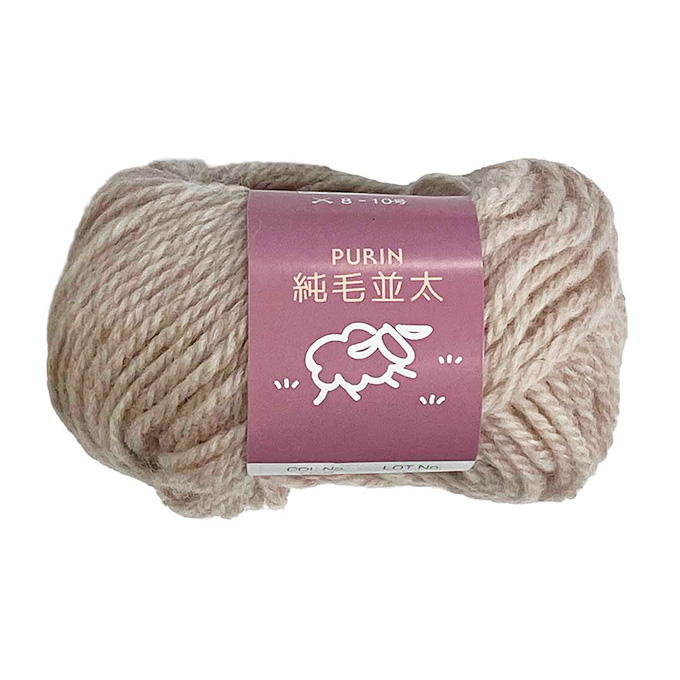 純毛並太 毛糸 102 ベージュ 20g 375772