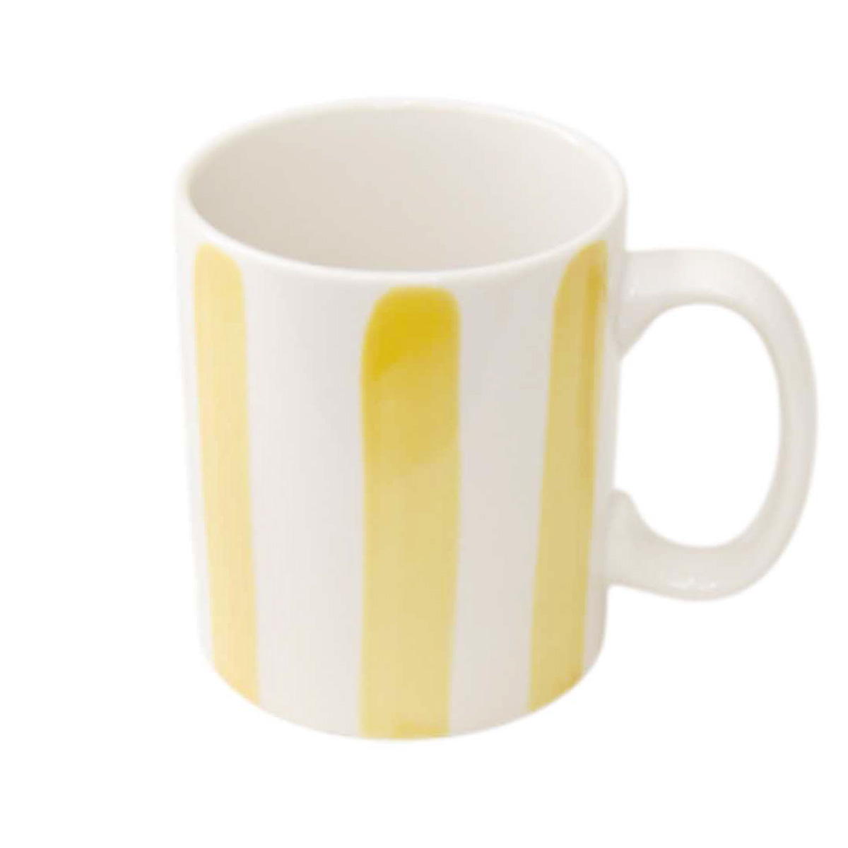 クラフトストライプマグ イエロー 385013