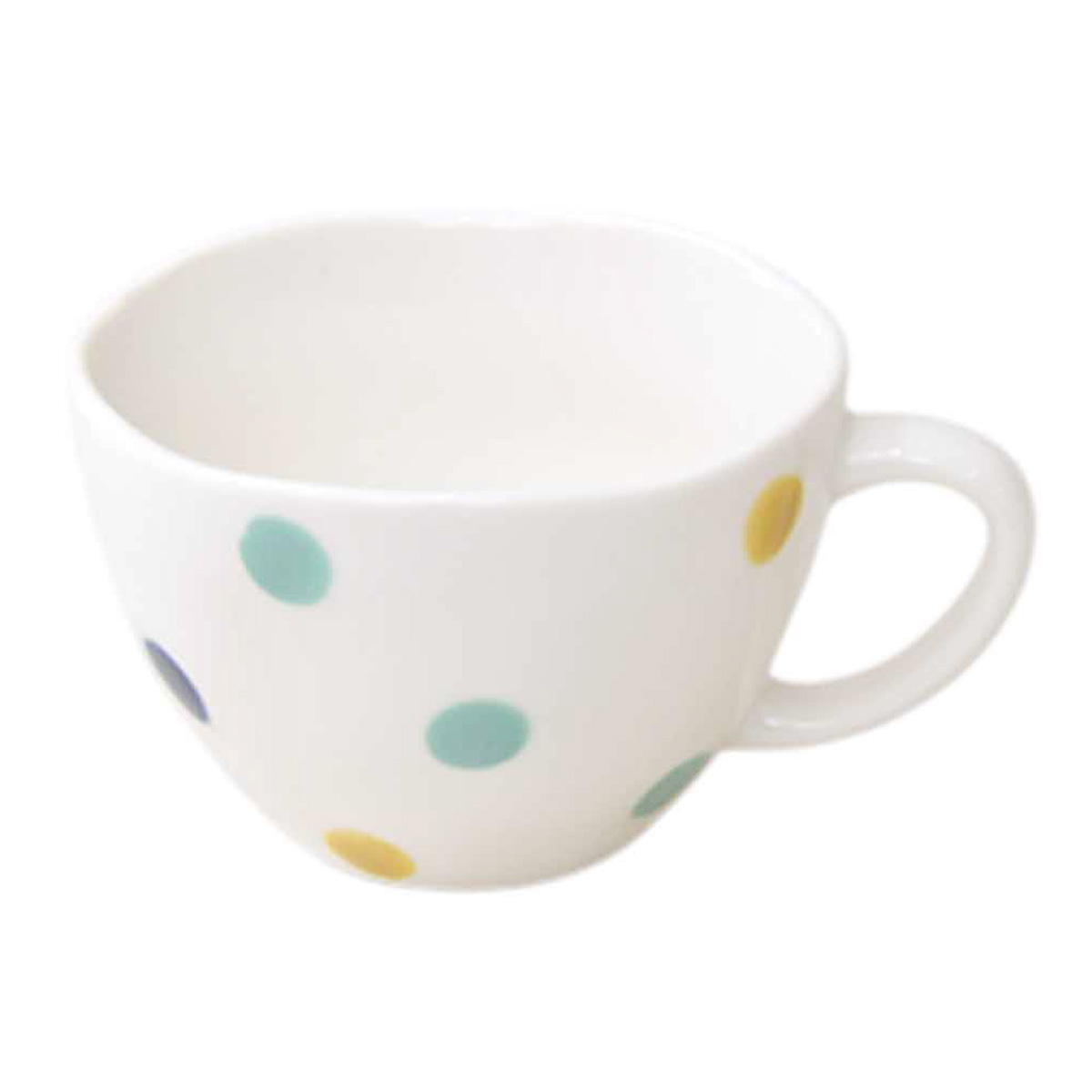 スタンプドットマグ ブルー 385014