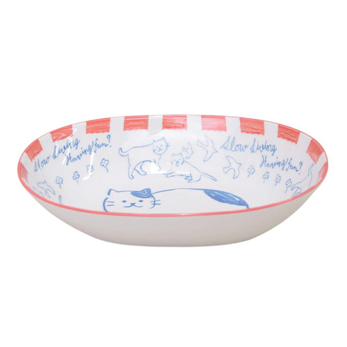 ペイントねこ オーバルパスタ 397181