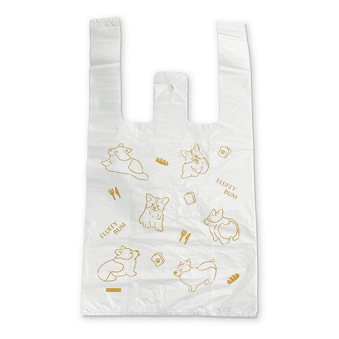 バイオマス手提げ袋 M コーギー 397197