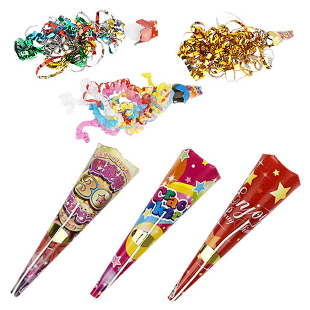 散らからないMIXクラッカー3個入り 454818