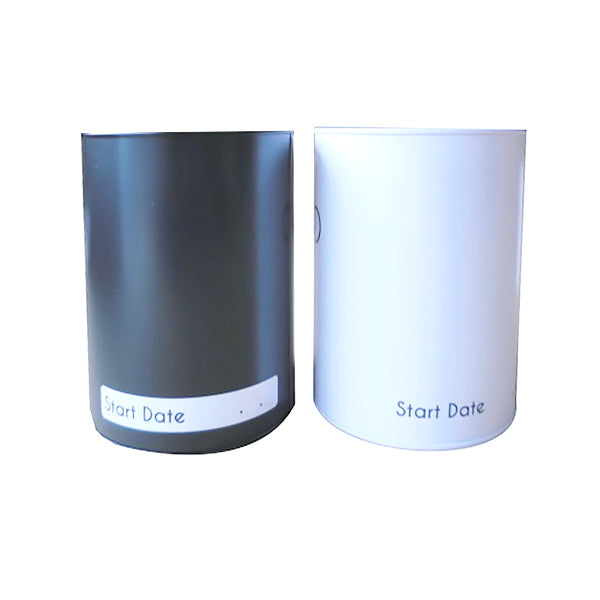 缶貯金箱30万モノトーン 454956