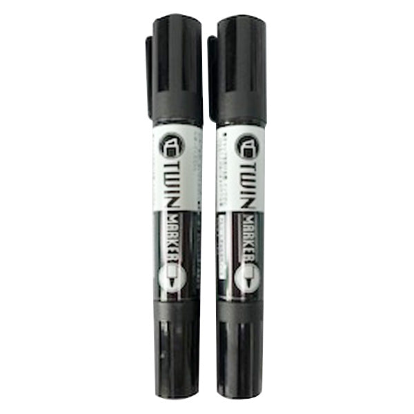 油性ツインマーカー 黒2本組 455044