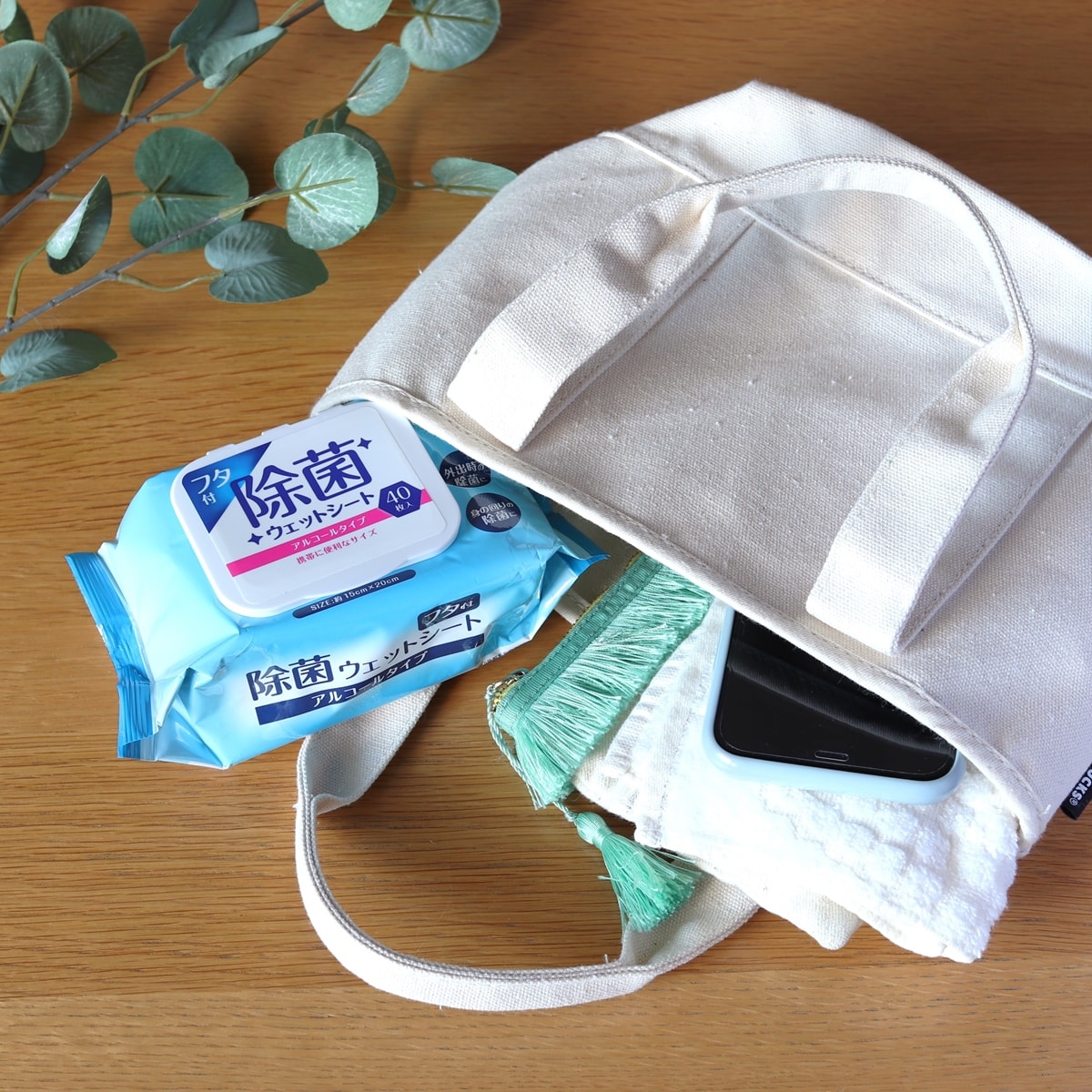 除菌シート 蓋付き 除菌ウェットシート ウェットティッシュ アルコールタイプ 40枚入 455197