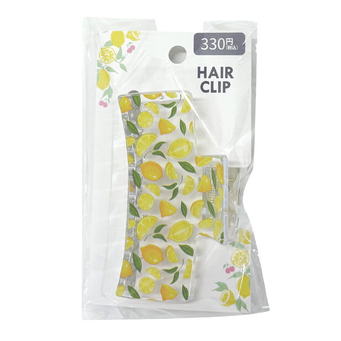 ヘアクリップレモン C 580130