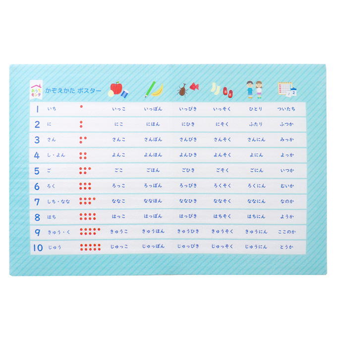 おうちモンテ おふろポスターかぞえかた 598622