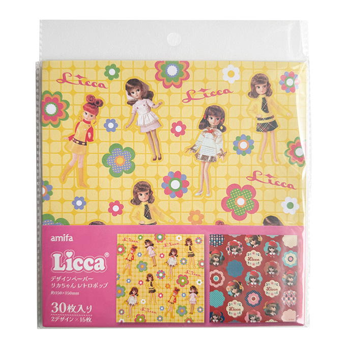 デザインペーパー 30P リカちゃん レトロポップ 598847