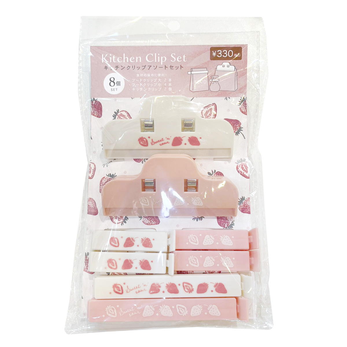 キッチンクリップASイチゴ 598987