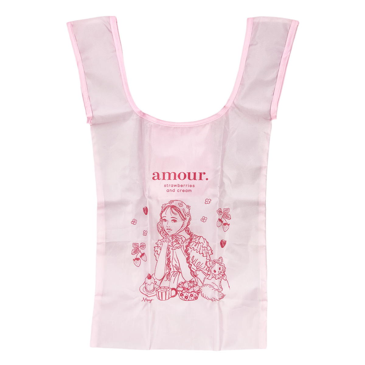 【OUTLET】NAPPYコラボ amour エコバックM ピンク 599220