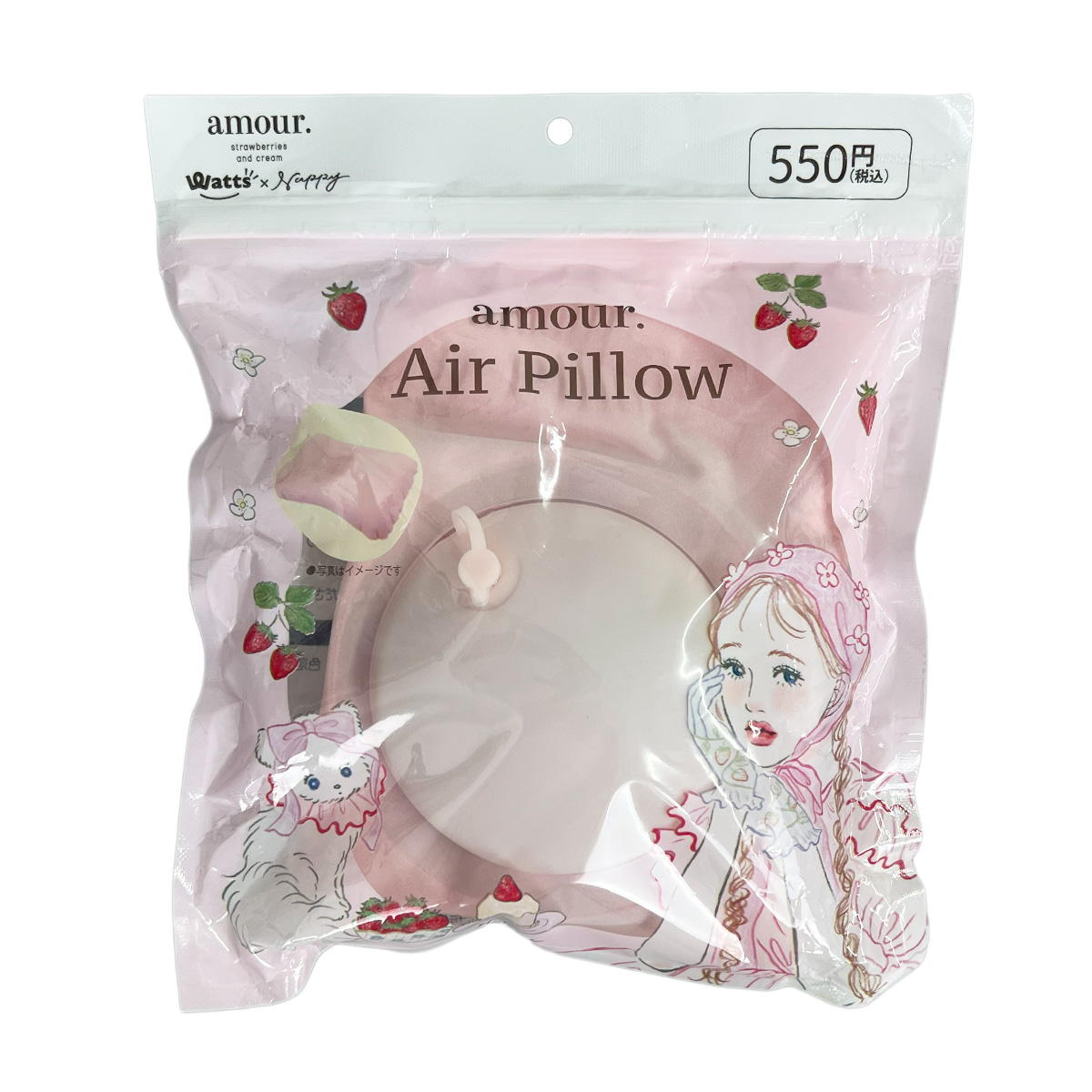 【在庫限り】NAPPYコラボ amour エアー枕 599231