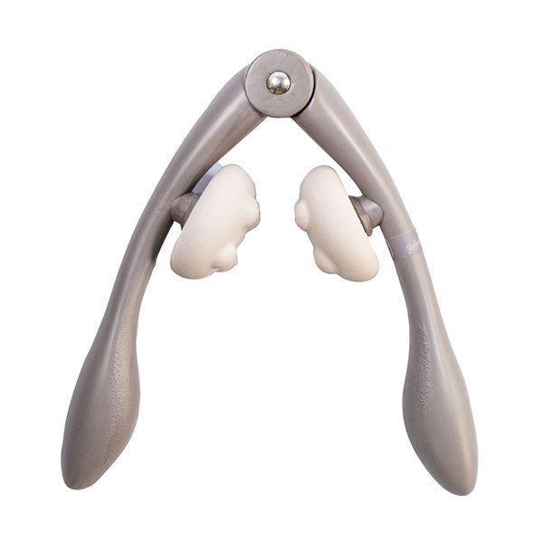 【在庫限り】マッサージ器 ツボ押し 肩凝り 首 太もも ふくらはぎ リラクシングワーク リセットローラー ネック ソフト 603918