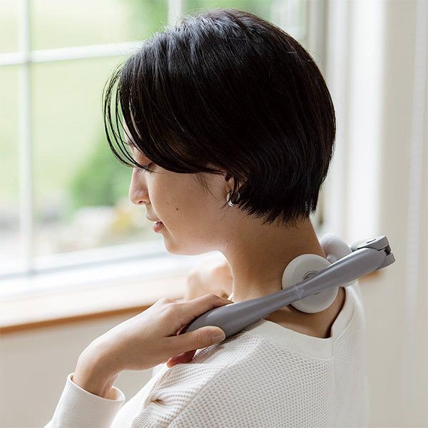 【在庫限り】マッサージ器 ツボ押し 肩凝り 首 太もも ふくらはぎ リラクシングワーク リセットローラー ネック ソフト 603918