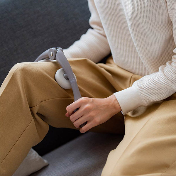 【在庫限り】マッサージ器 ツボ押し 肩凝り 首 太もも ふくらはぎ リラクシングワーク リセットローラー ネック ソフト 603918