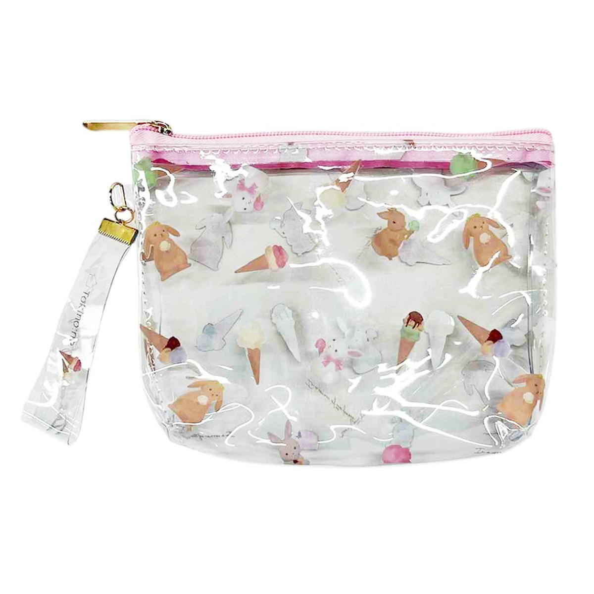 【OUTLET】Tokinone PB.dolceクリアポーチピンク 000091