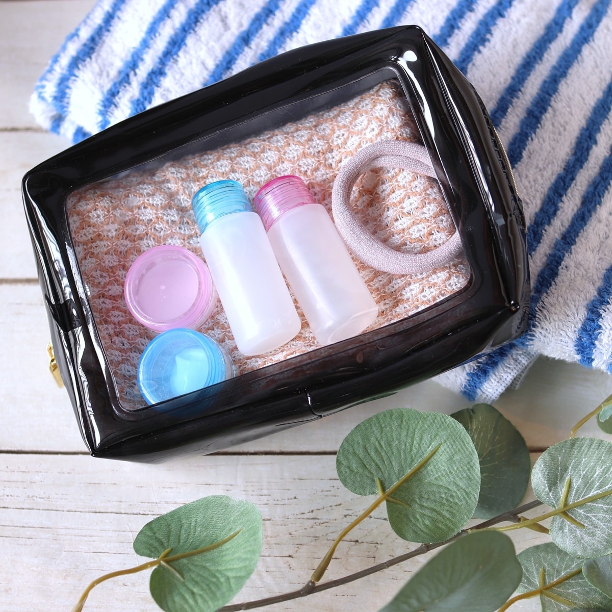 トラベルボトル トラベルセット 4P（ボトル2本・クリーム入れ2個）　001438